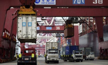 Chinese Exports Slow Their Decline; Imports Increase