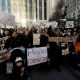 Women Form Human Wall Outside Trump Tower in Protest