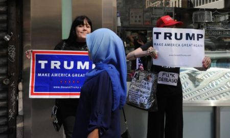 Volunteers are accompanying Muslim commuters afraid of hate crimes under a Trump presidency