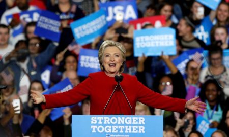 Clinton and Trump chase last-minute support on election eve