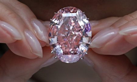 Pink diamond fetches record $71.2M in Hong Kong auction